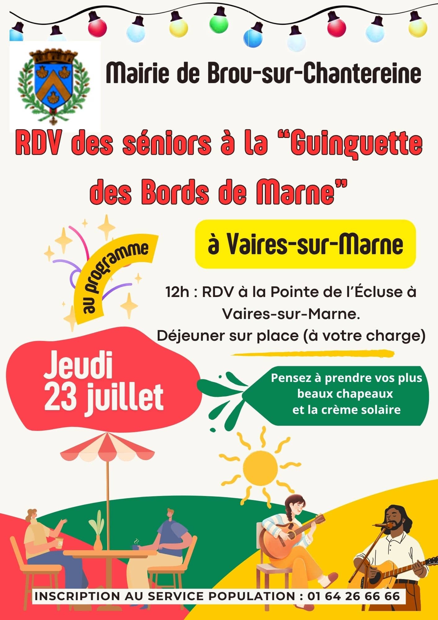 Affiche guinguette 23 juillet