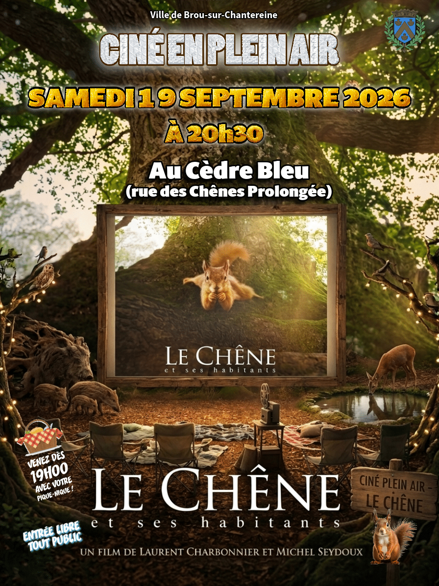 Ciné plein LE CHÊNE-19.09.26