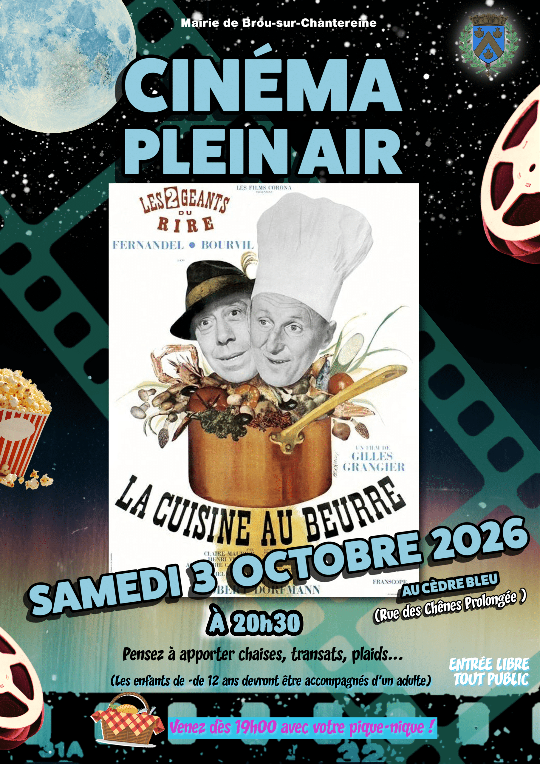 Cinéma plein air 3 OCTOBRE